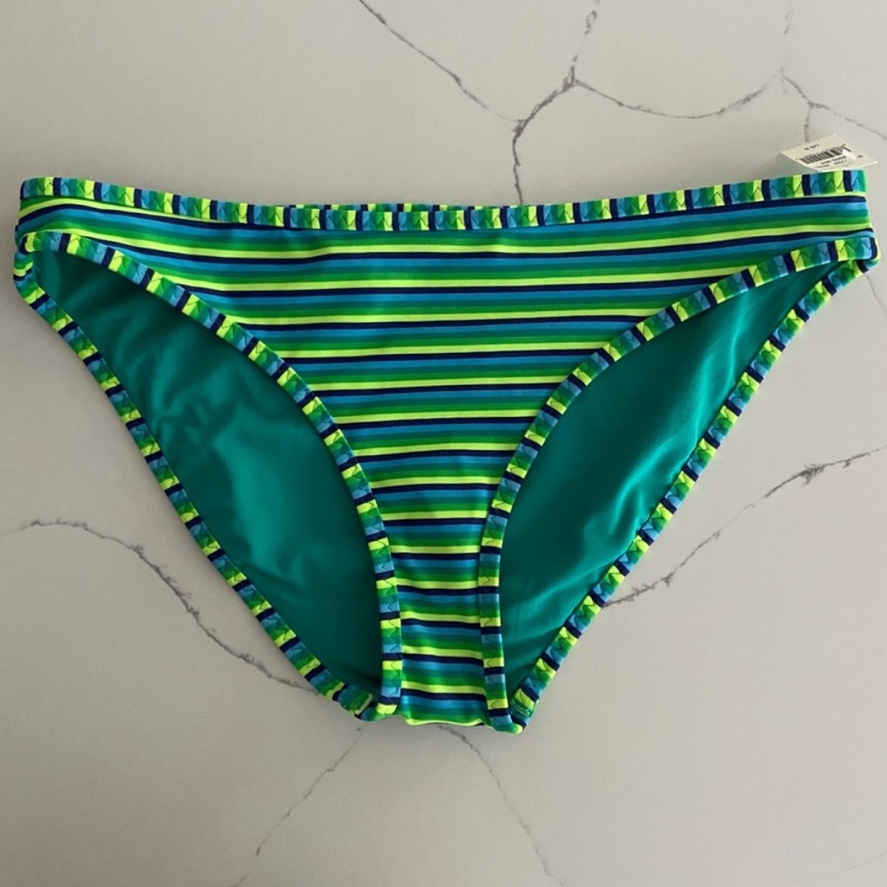 (NWT) AERIE Neon Green & Blue Bikini Bottoms